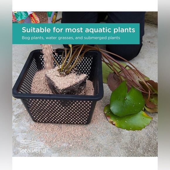 TotalPond Aquatic Plant Basket, 10-inch set of 3 - Picture 7 of 11